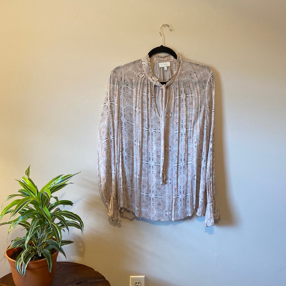 Neck-tie Blouse